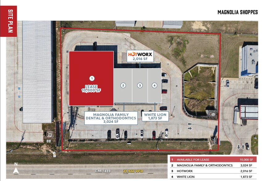 More Photos Of 10226 FM 1488, Magnolia Storefront For Lease