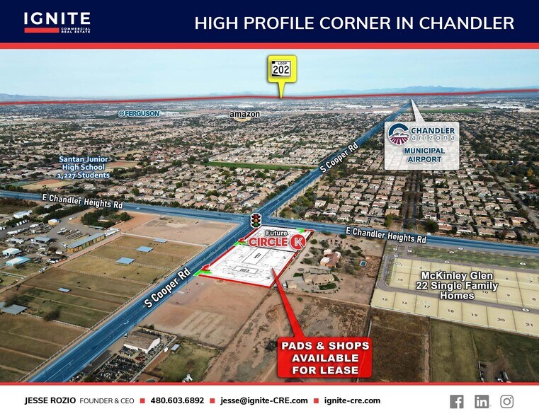 More Photos Of S Cooper Rd & Chandler Heights Rd, Chandler Land For Lease