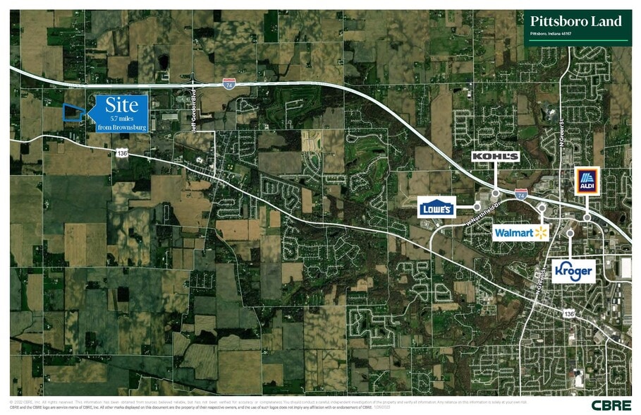 Primary Photo Of 7700 County Road-150 E, Pittsboro Land For Sale