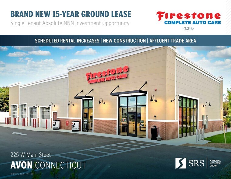 Primary Photo Of 225 W Main St, Avon Auto Repair For Sale