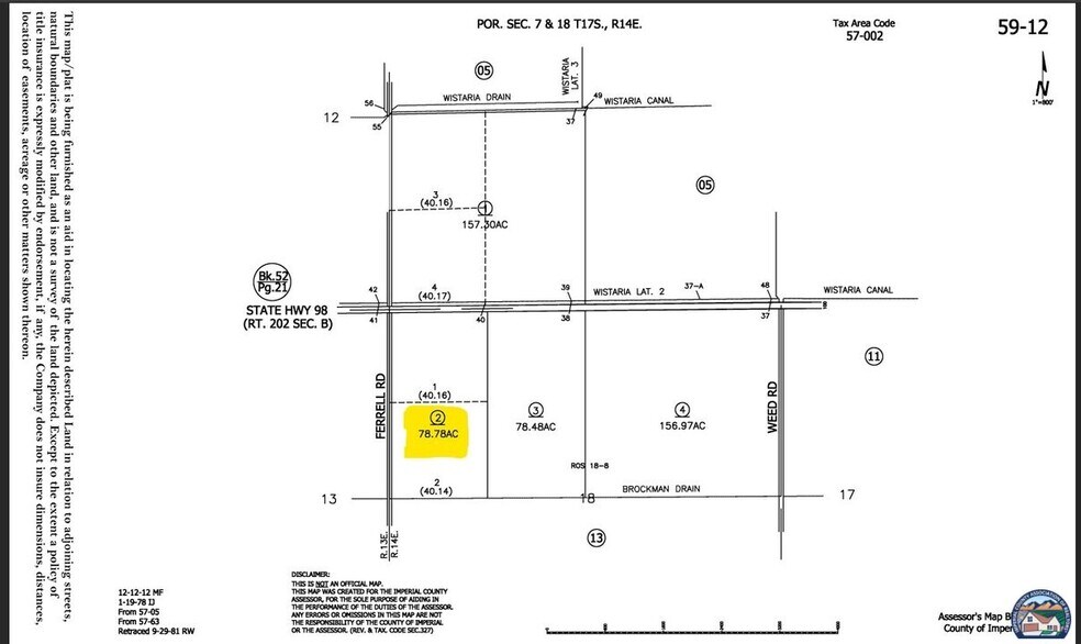 More Photos Of 395 Ferrell Rd., Calexico Land For Sale