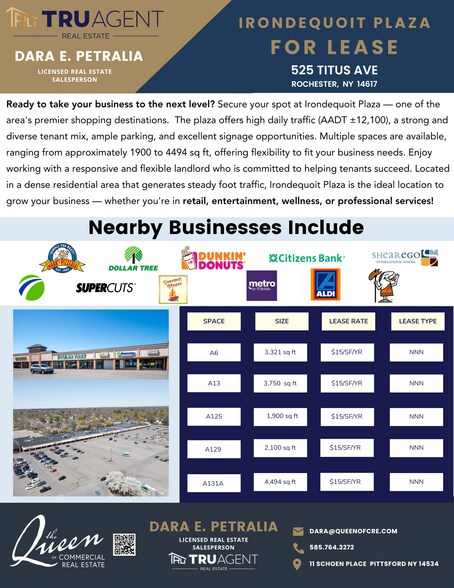 More Photos Of 525 Titus Ave, Rochester General Retail For Lease