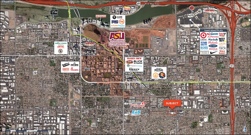 More Photos Of 1705 E Broadway Rd, Tempe General Retail For Sale