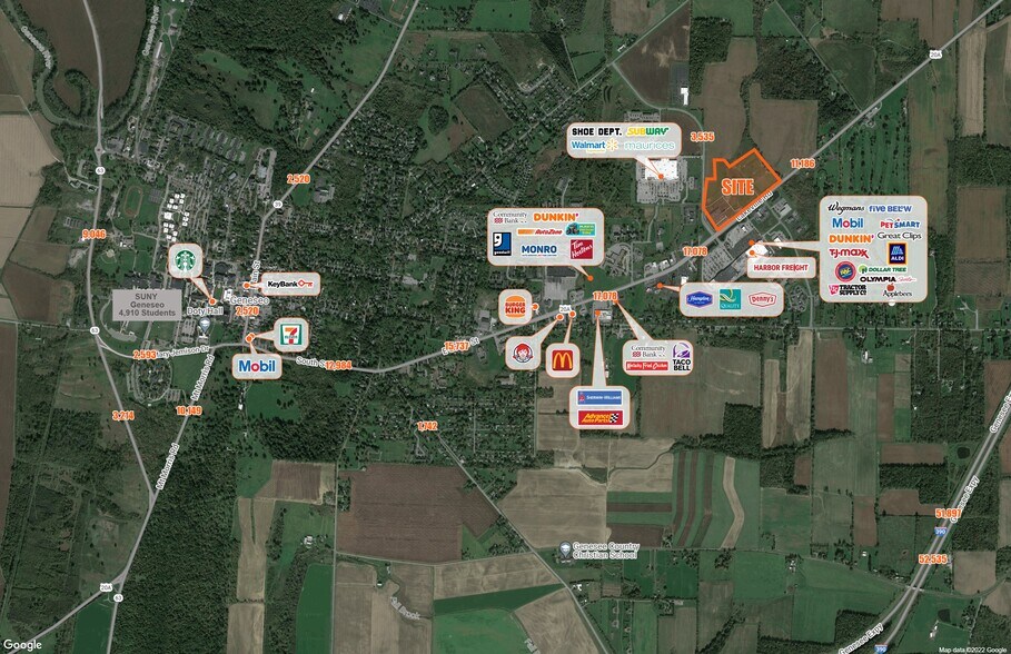 More Photos Of Lakeville & Shale rd, Geneseo Freestanding For Lease
