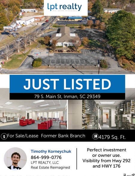 More Photos Of 79 S Main St, Inman General Retail For Sale