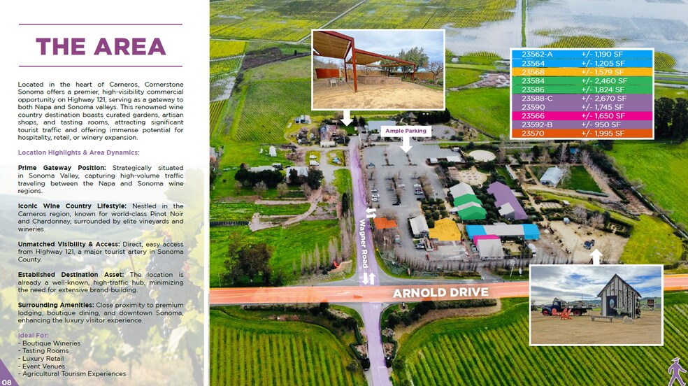 More Photos Of 23562-23592 Arnold Dr, Sonoma Unknown For Lease