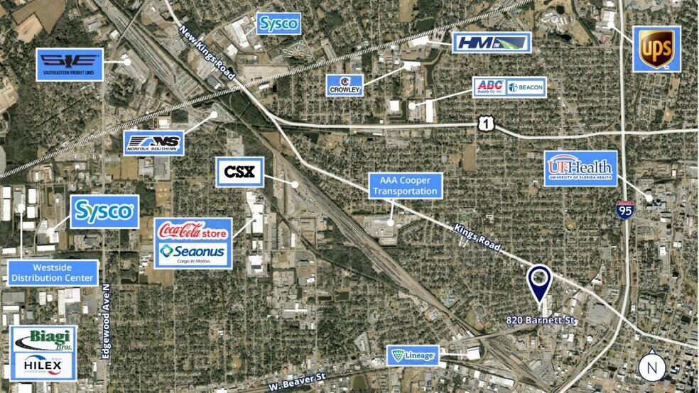 More Photos Of 820 Barnett St, Jacksonville Warehouse For Sale