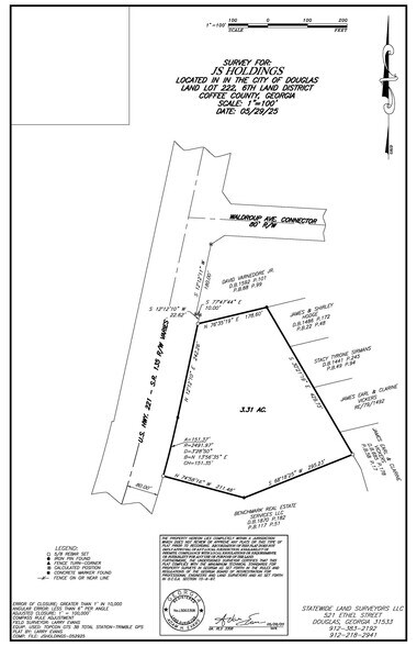 More Photos Of 820 Bowens Mill Rd, Douglas Land For Sale