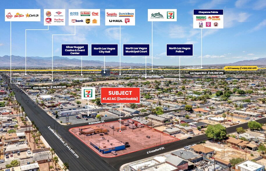 More Photos Of 2722 E Lake Mead Blvd, North Las Vegas Land For Lease