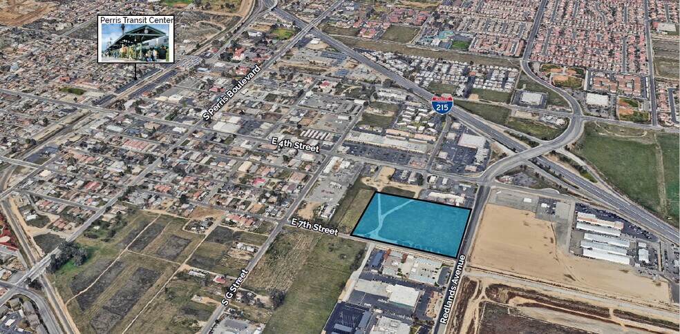 Primary Photo Of 467 E 7th St, Perris Land For Sale