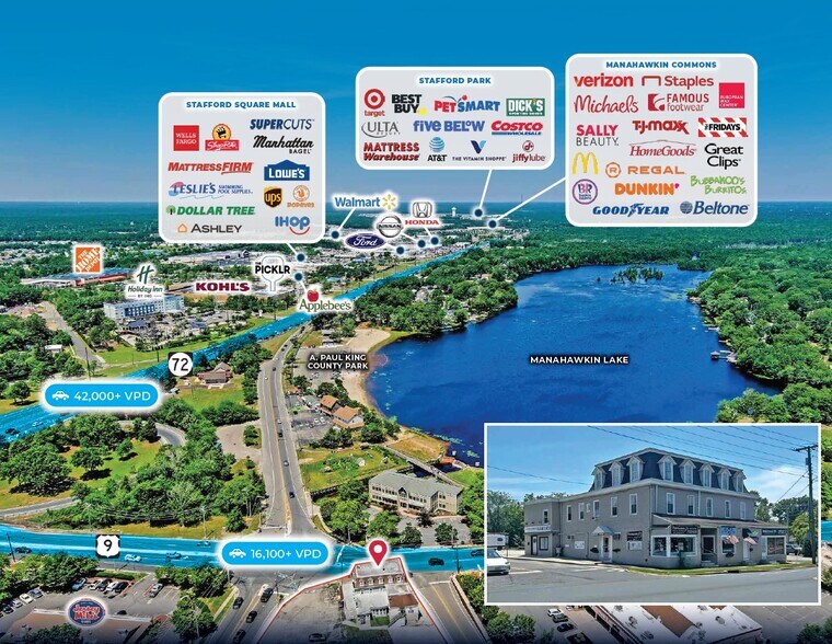 Primary Photo Of 11 N Main St, Manahawkin Freestanding For Sale