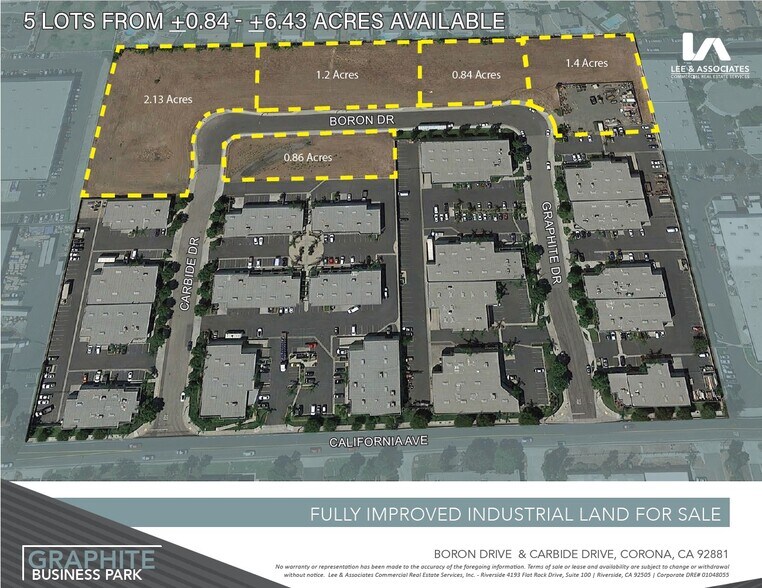 Primary Photo Of 1.2 Acres Graphite Business Park, Corona Land For Sale