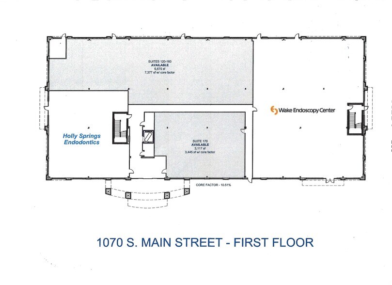 More Photos Of 1070 S Main St, Holly Springs Medical For Lease