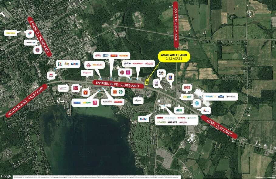 More Photos Of 330 Eastern Blvd, Canandaigua Land For Sale