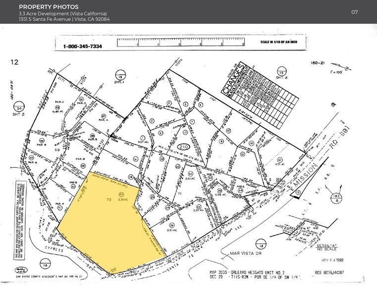 More Photos Of 1351 Santa Fe ave, Vista Land For Sale