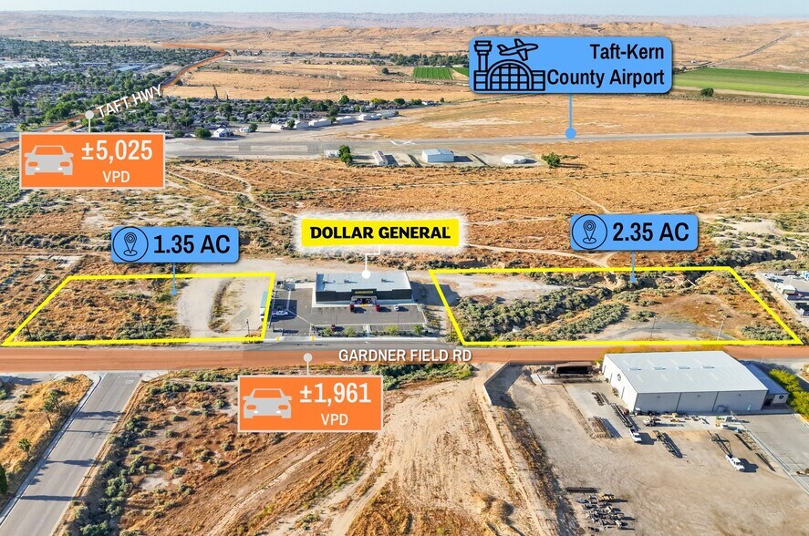 More Photos Of NEC HWY 119 & Gardner Field Rd, Taft Land For Sale