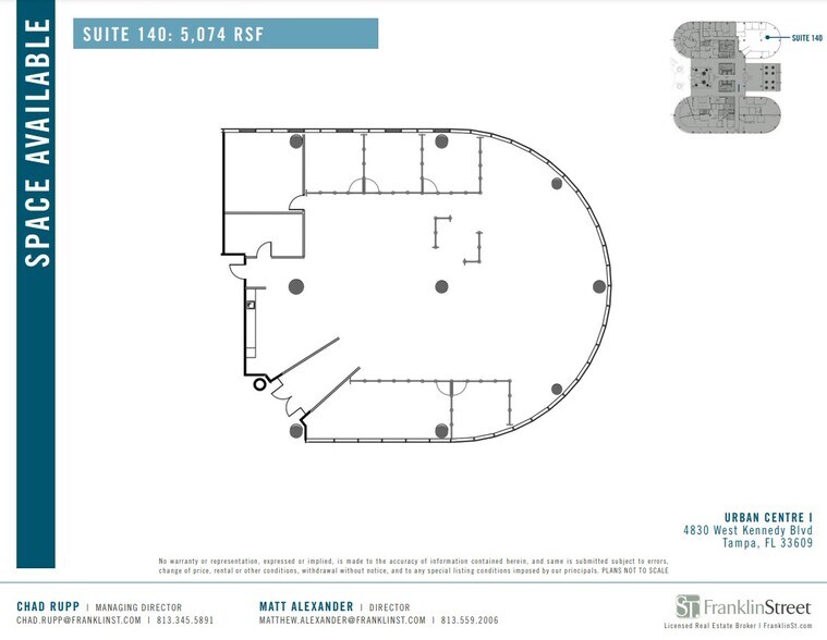 More Photos Of 4830 W Kennedy Blvd, Tampa Unknown For Lease