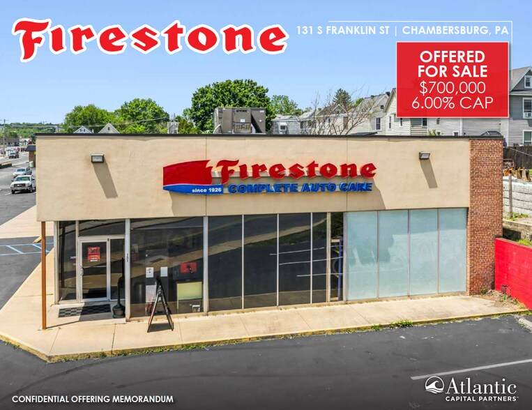 Primary Photo Of 131 S Franklin St, Chambersburg Auto Repair For Sale