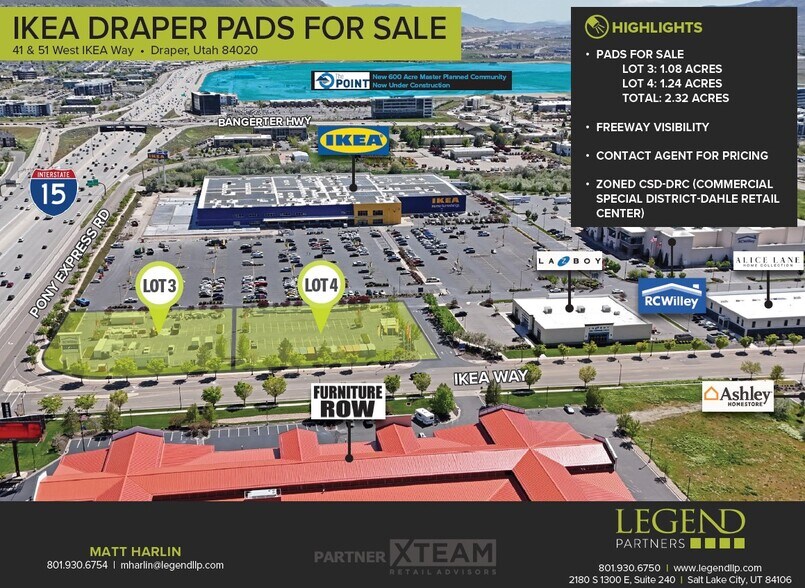 Primary Photo Of 41 IKEA Way Way, Draper Land For Sale
