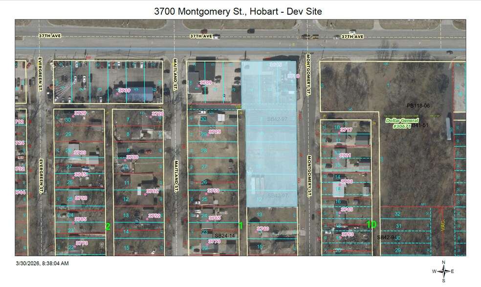 Primary Photo Of 3700 Montgomery St, Hobart Land For Sale