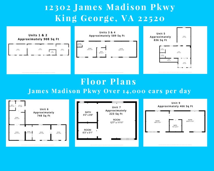 More Photos Of 12302-12356 James Madison Pky, King George Unknown For Lease