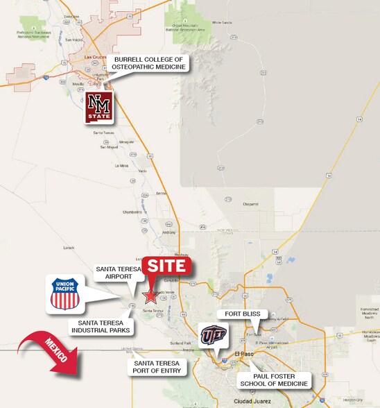 Primary Photo Of Pete Dominici Hwy & McNutt Rd, Santa Teresa Land For Sale