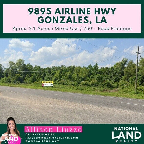 More Photos Of 9895 Airline hwy, Gonzales Land For Sale