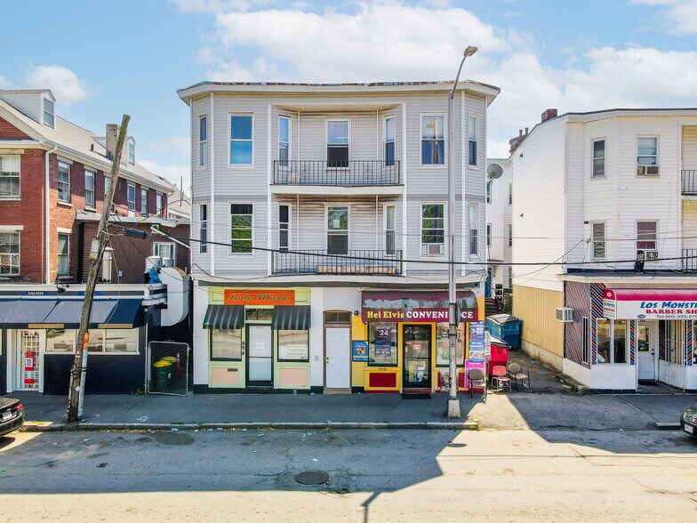 Primary Photo Of 694-698 Merrimack St, Lowell Storefront Retail Residential For Sale