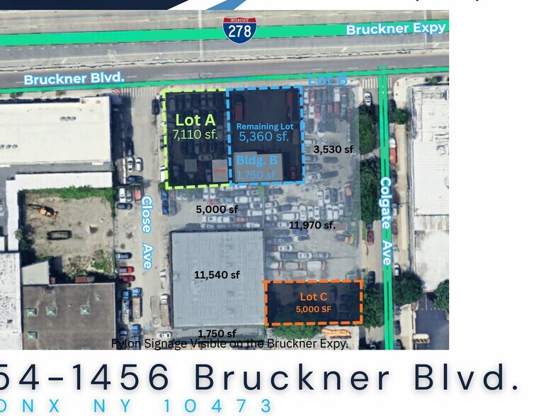 Primary Photo Of 1458 Bruckner Blvd, Bronx Land For Lease
