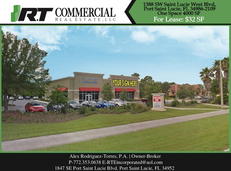 More Photos Of 1388 SW Saint Lucie West Blvd, Port Saint Lucie Storefront For Lease