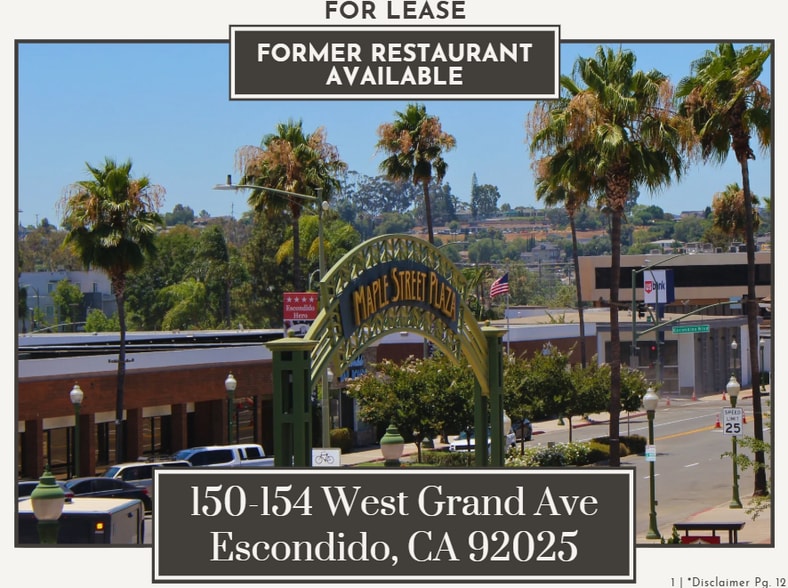 Primary Photo Of 150-154 W Grand ave, Escondido Storefront For Lease