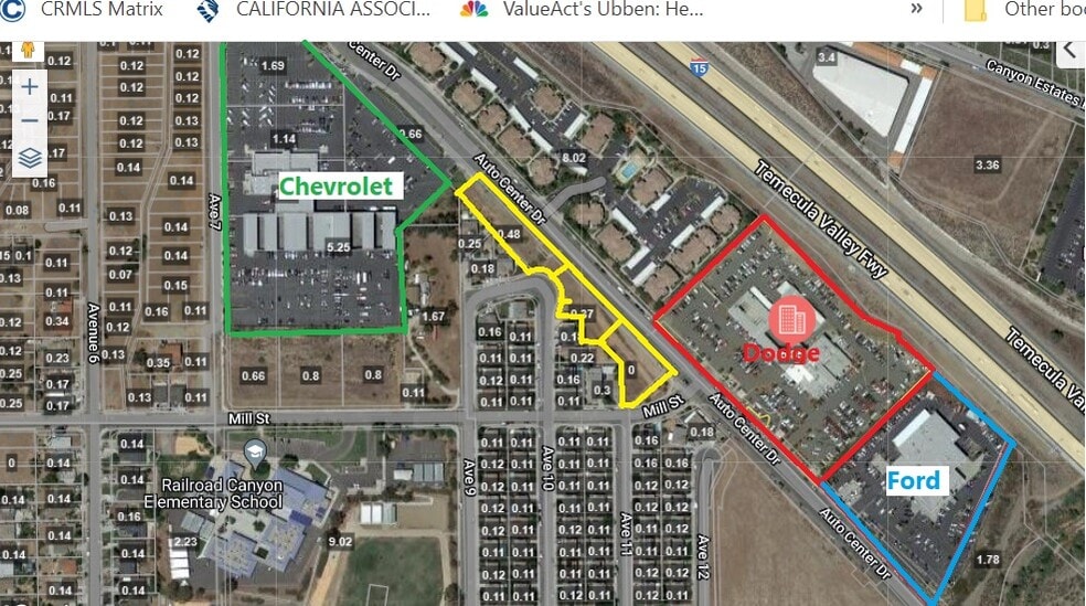 More Photos Of Auto Center Dr. North West corner of Mill & Auto Center DR. st, Lake Elsinore Land For Sale