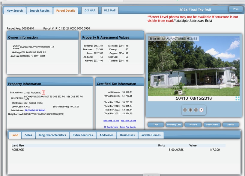 More Photos Of 33133 Ranch Rd, Dade City Manufactured Housing Mobile Home Park For Sale