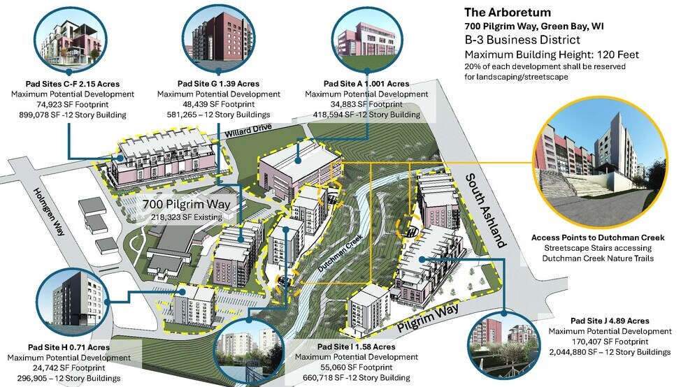 More Photos Of 700 Pilgrim Way, Green Bay Loft Creative Space For Sale