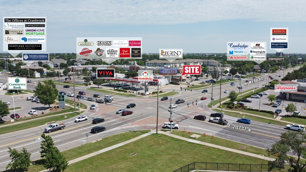 More Photos Of 2126 N Webb Rd, Wichita Freestanding For Lease