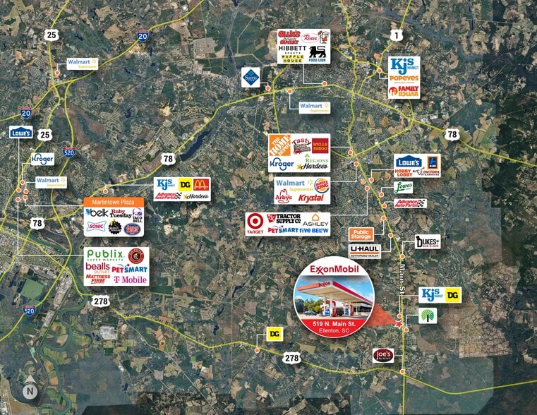 More Photos Of 519 Main St N, New Ellenton Service Station For Sale