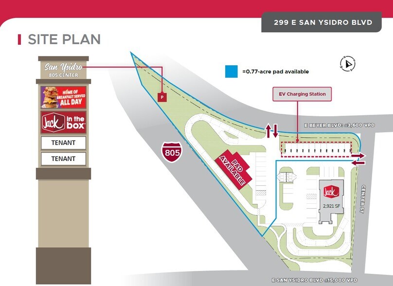 Primary Photo Of 299 E San Ysidro Blvd, San Diego Land For Lease