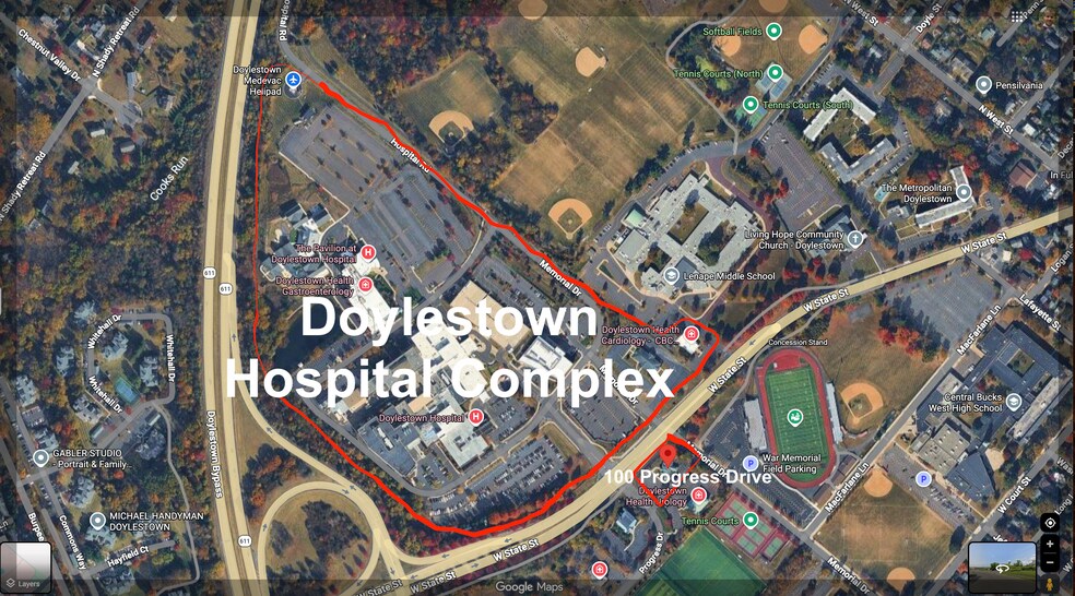 More Photos Of 100 Progress Dr, Doylestown Bank For Lease