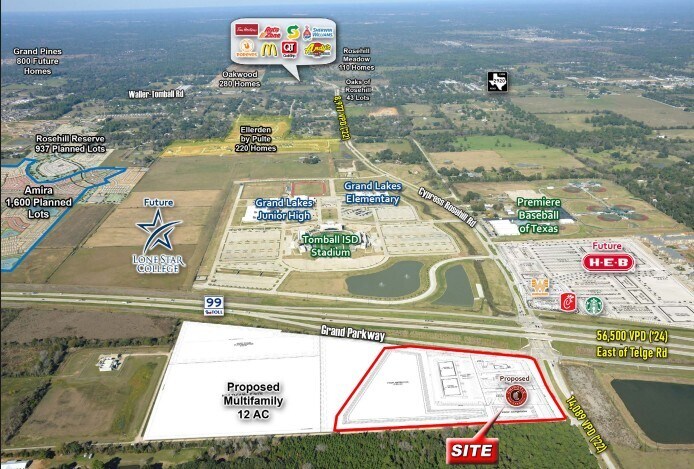 Primary Photo Of SWC of Hwy 99 & Cypress Rosehill Rd, Tomball Unknown For Lease