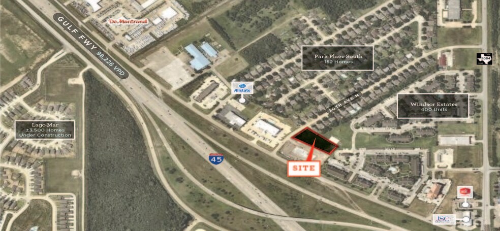 Primary Photo Of I 45 @ 30th Avenue, Texas City Land For Sale