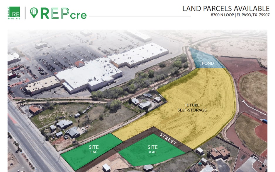 More Photos Of 8700 N Loop Dr, El Paso Land For Lease