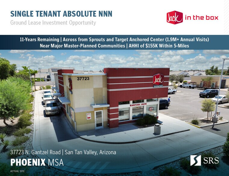 Primary Photo Of 37723 N Gantzel Rd, San Tan Valley Fast Food For Sale