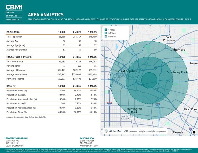 More Photos Of 3513-3517 E 1st St, Los Angeles Unknown For Lease