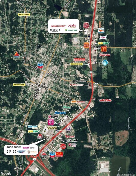 More Photos Of 15485 Highway 43, Russellville Land For Lease