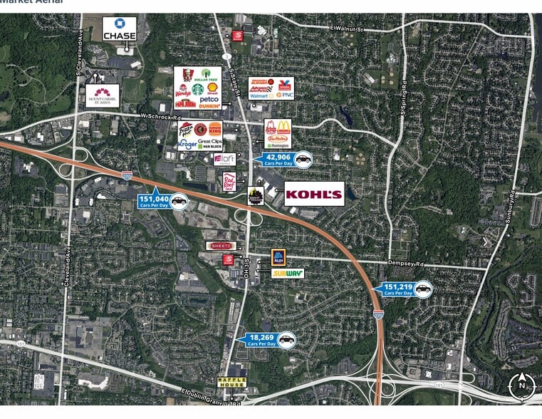 More Photos Of 133 Huber Village Blvd, Westerville Department Store For Sale
