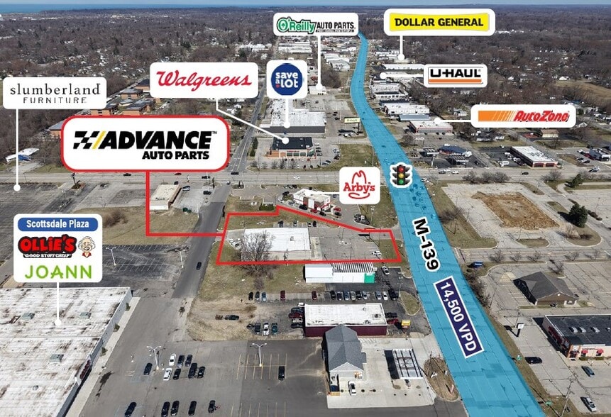 More Photos Of 1740 Scottdale Road, Benton Harbor Freestanding For Sale