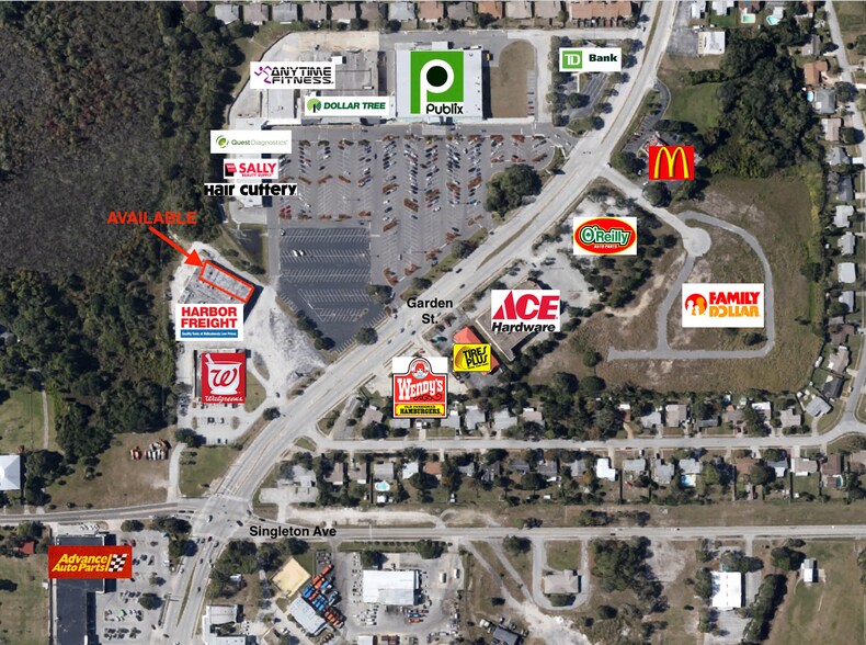 More Photos Of 2935-2959 Garden St, Titusville Freestanding For Sale