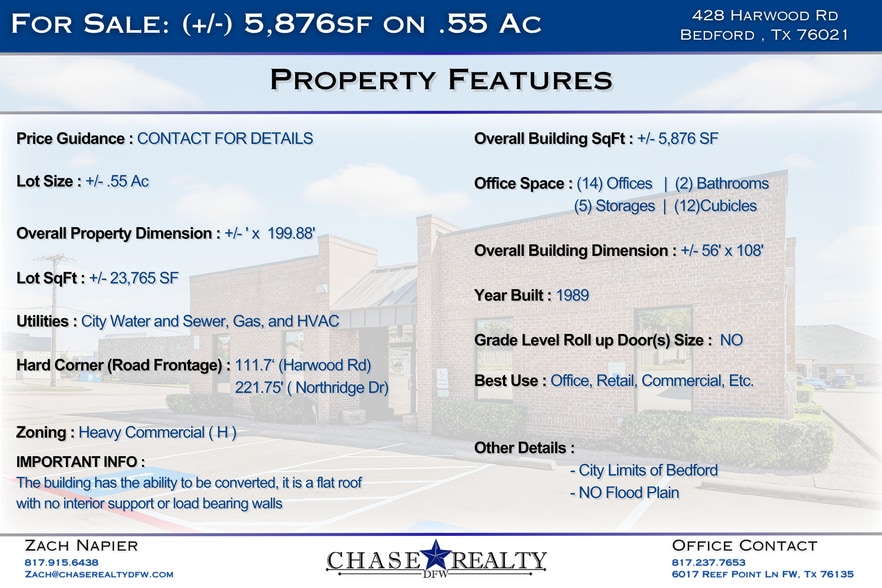 More Photos Of 428 Harwood Rd, Bedford Medical For Sale