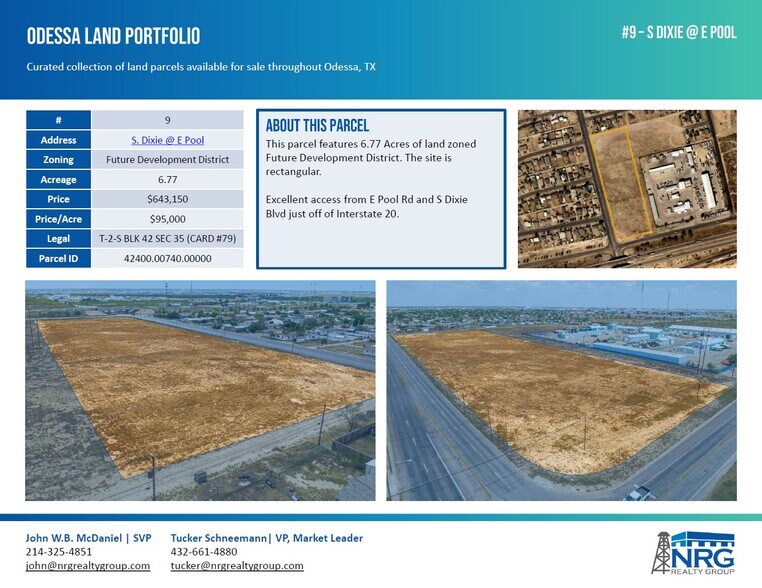 More Photos Of TBD Pool Rd, Odessa Land For Sale