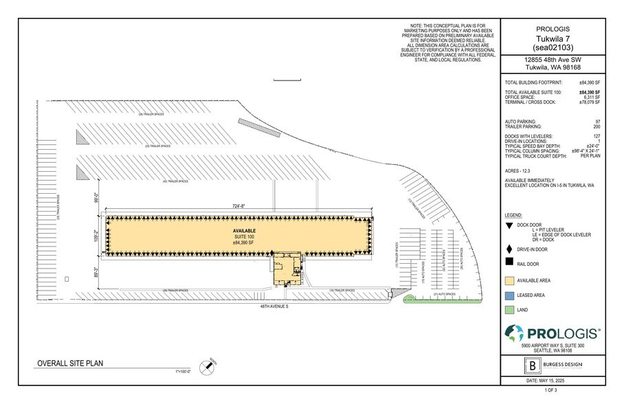 More Photos Of 12855 48th Ave S, Tukwila Truck Terminal For Lease